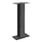 Architectural Mailboxes Oasis 28" H Pedestal Galvanized Steel Mailbox Post, Compatibility Code H, K, 5106B, Black 5106B - alternate 1